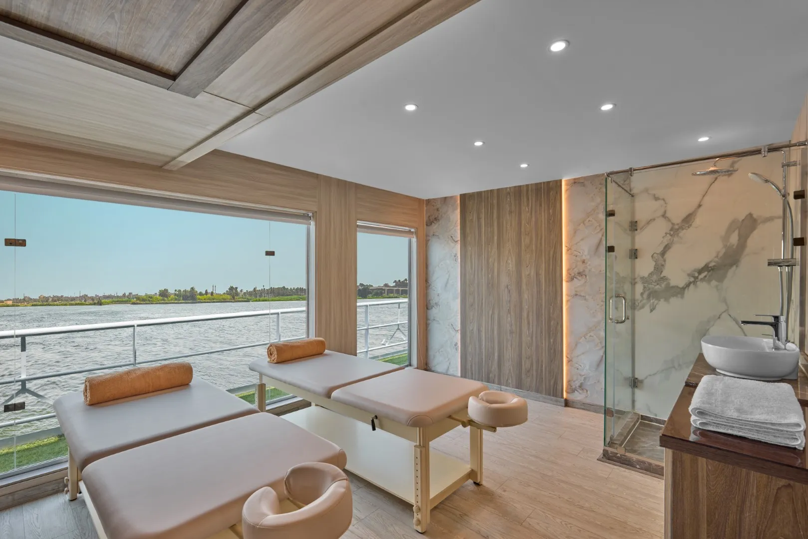 Facilities aboard the Cleopatra Luxury Cruise & Spa Nile cruise